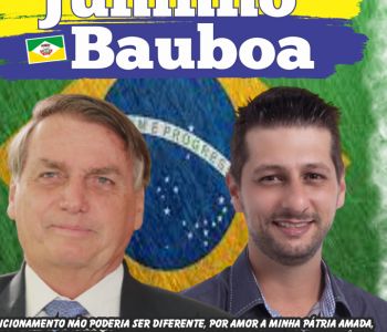 Vereador Juninho Bauboa reforça seu apoio a Bolsonaro e Jorginho Melo no segundo turno